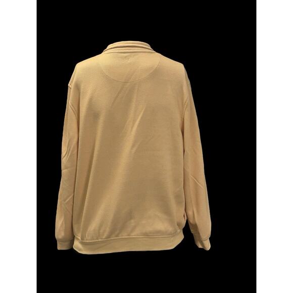 Pro Tour Pullover Golf Shirt Long Sleeve Yellow 1/4 Zip Men’s Medium - Picture 5 of 6